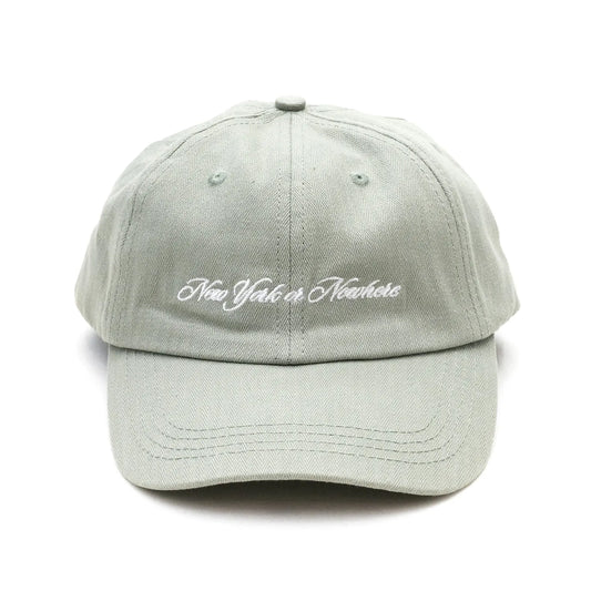 New York or Nowhere / HERRINGBONE CAP - LIGHT GREEN