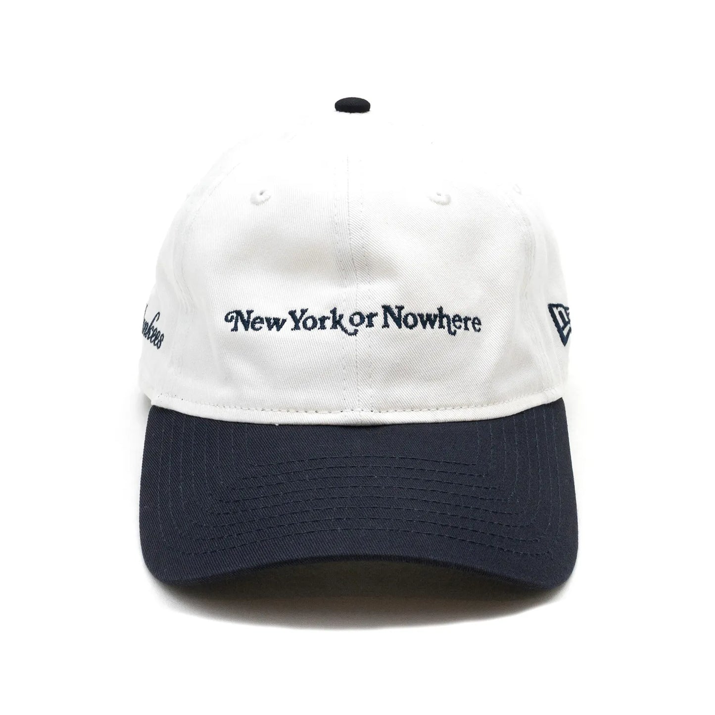 New York or Nowhere / YANKEES NEW ERA BASEBALL CAP - WHITE/BLACK