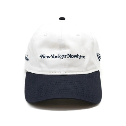 New York or Nowhere / YANKEES NEW ERA BASEBALL CAP - WHITE/BLACK