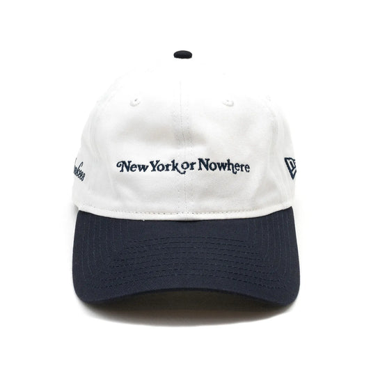 New York or Nowhere / YANKEES NEW ERA BASEBALL CAP - WHITE/BLACK