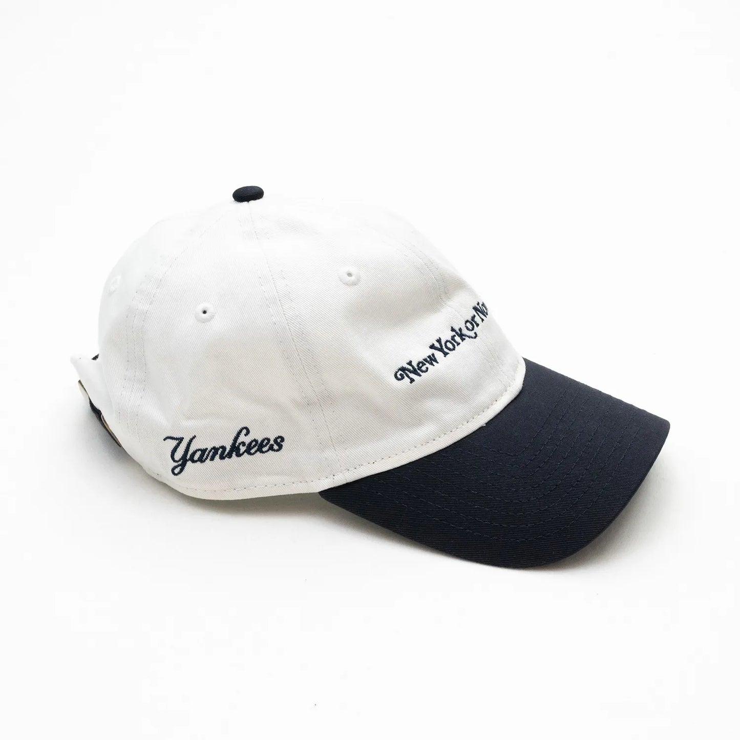 New York or Nowhere / YANKEES NEW ERA BASEBALL CAP - WHITE/BLACK