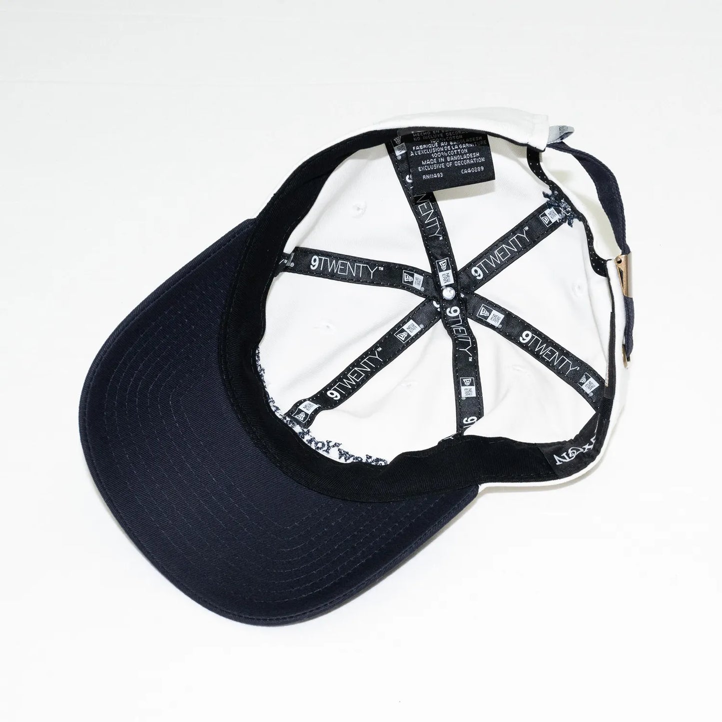 New York or Nowhere / YANKEES NEW ERA BASEBALL CAP - WHITE/BLACK