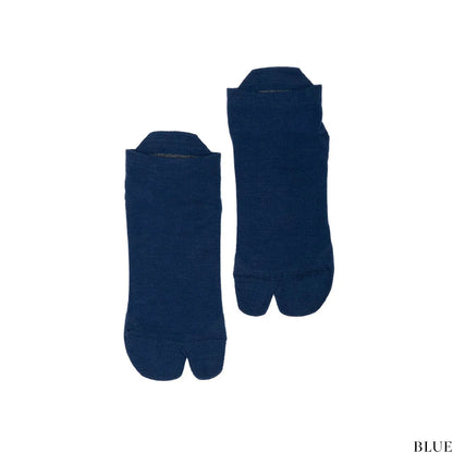 NODAL（ノーダル）のCOTTONとCORDURAナイロンの混紡ソックス「CORDURA 60/40 ANKLE SOCKS」のBLUEカラーの商品写真
