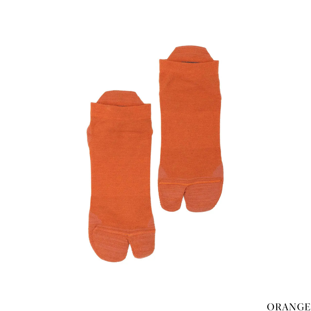 NODAL（ノーダル）のCOTTONとCORDURAナイロンの混紡ソックス「CORDURA 60/40 ANKLE SOCKS」のORANGEカラーの商品写真