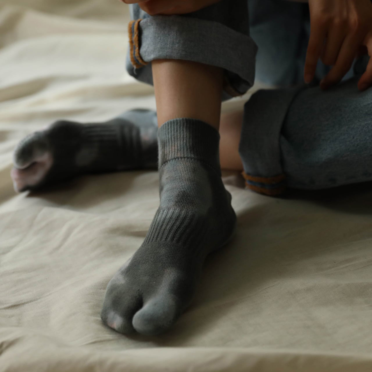NODAL / TIE DYE ANCLE SOCKS