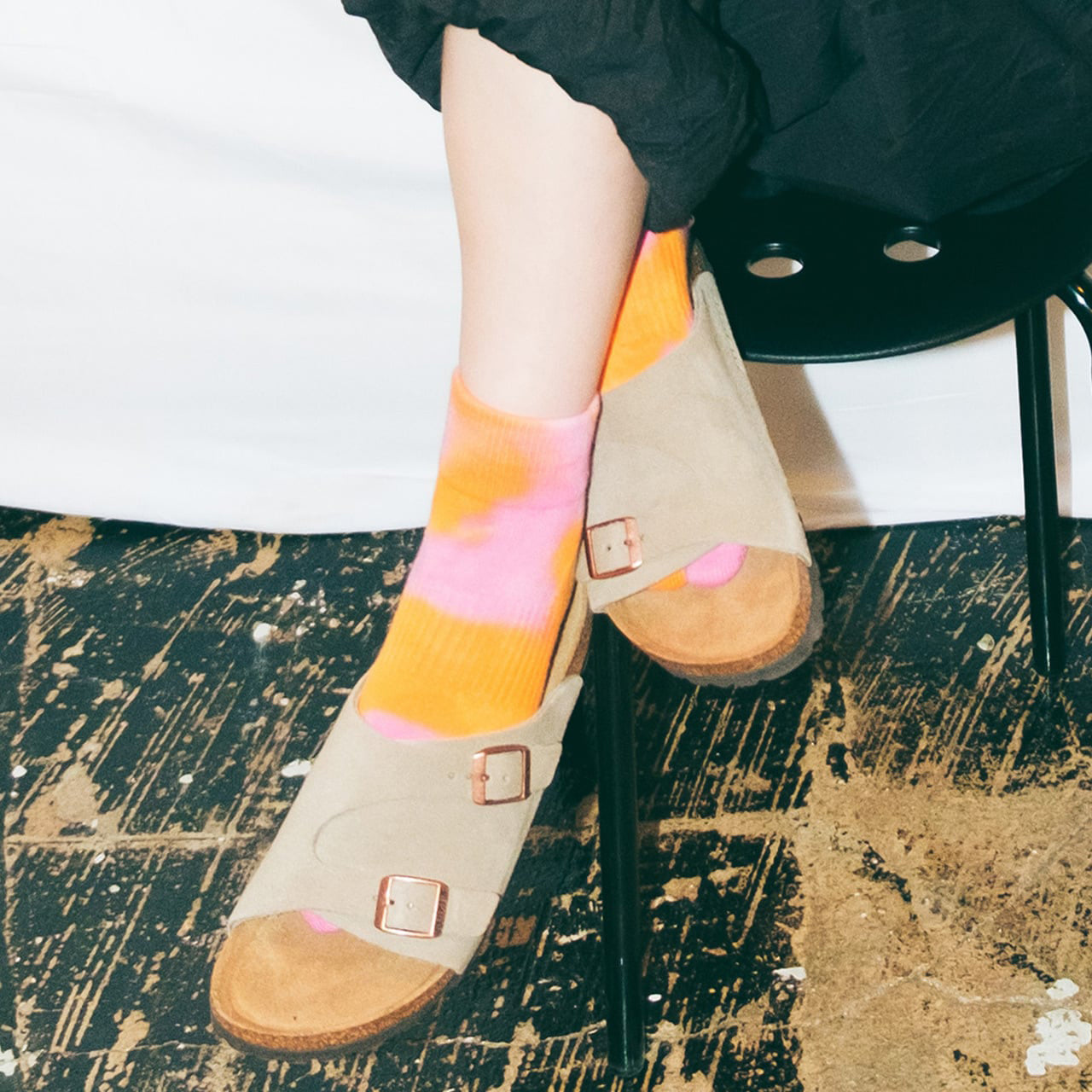 NODAL / TIE DYE ANCLE SOCKS