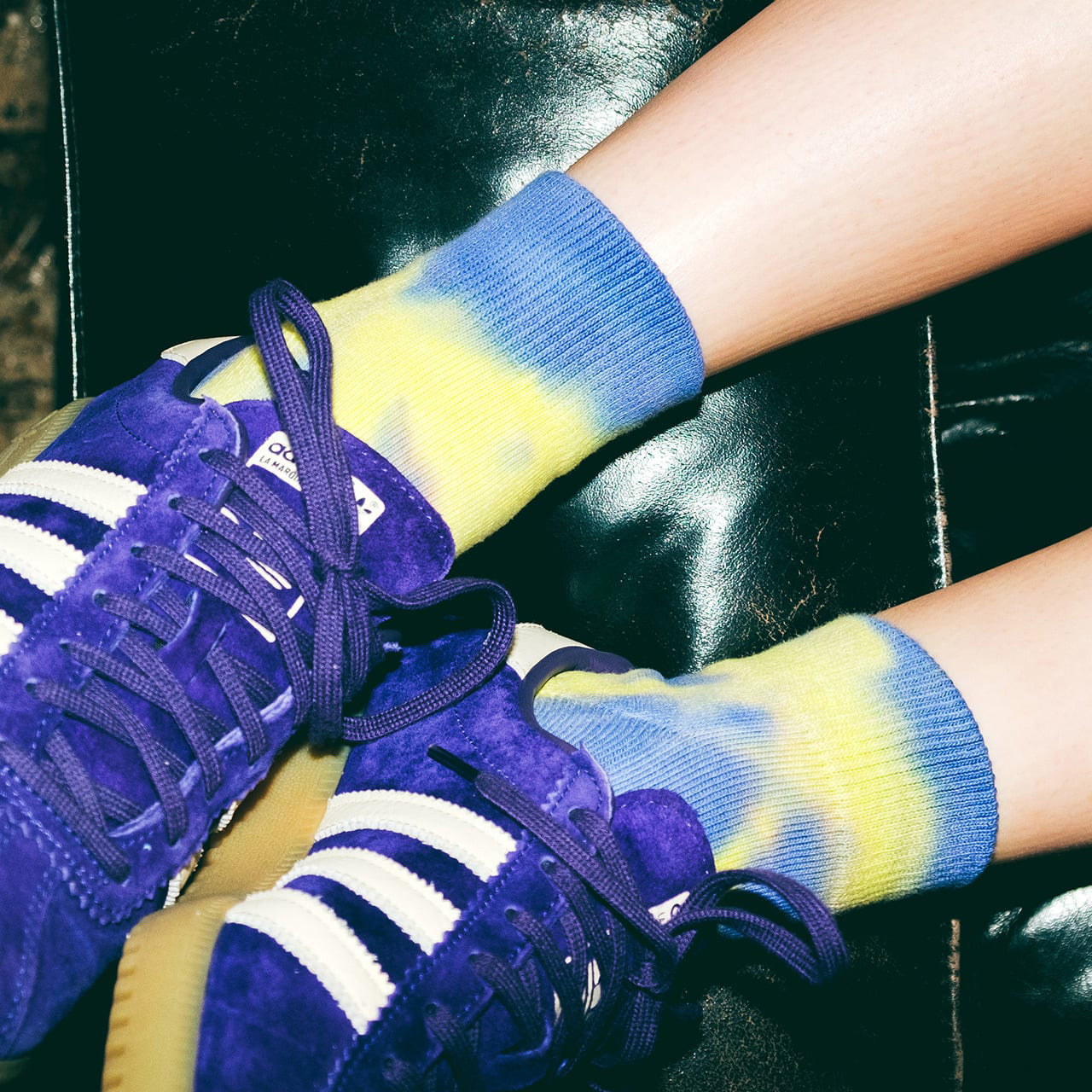 NODAL / TIE DYE ANCLE SOCKS