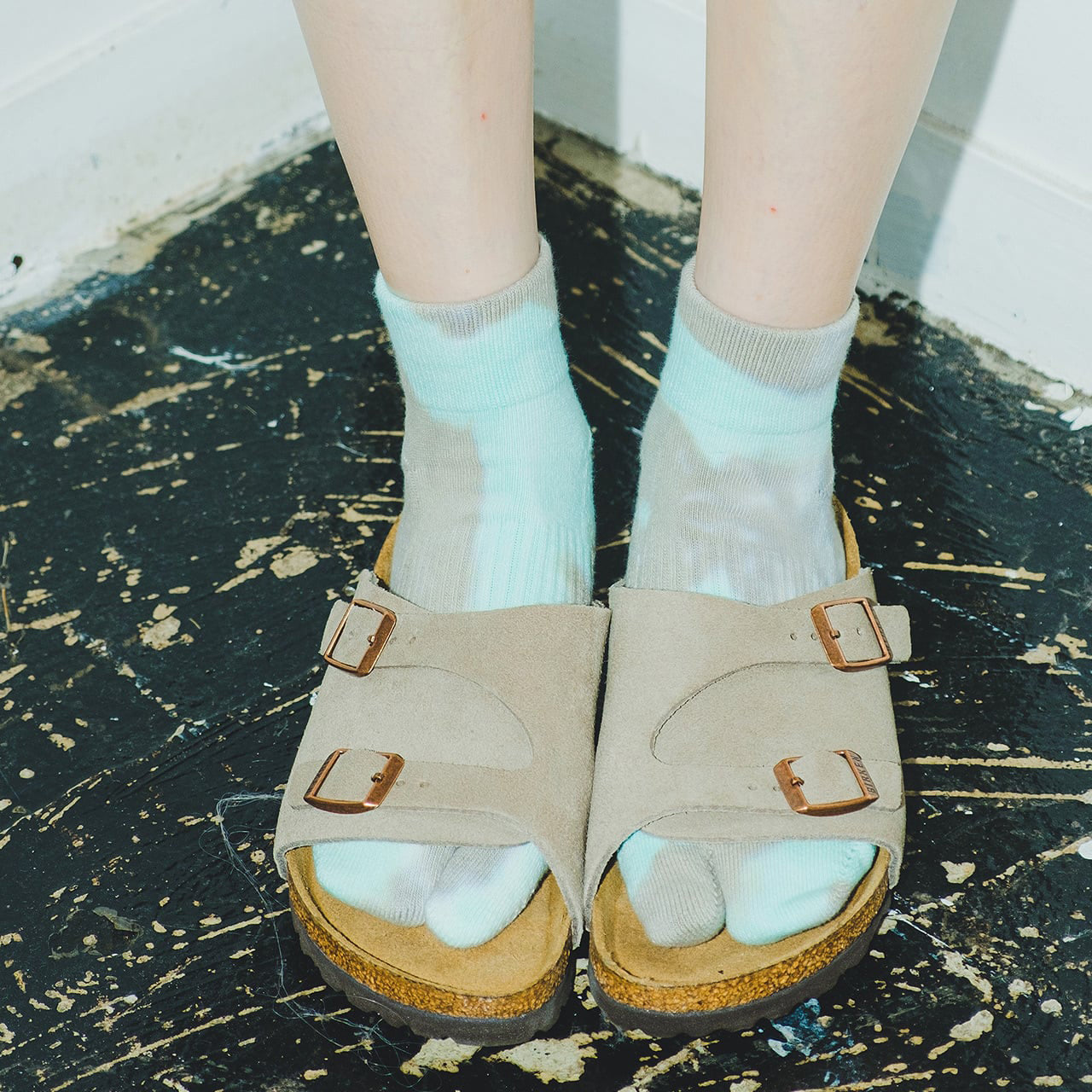 NODAL / TIE DYE ANCLE SOCKS