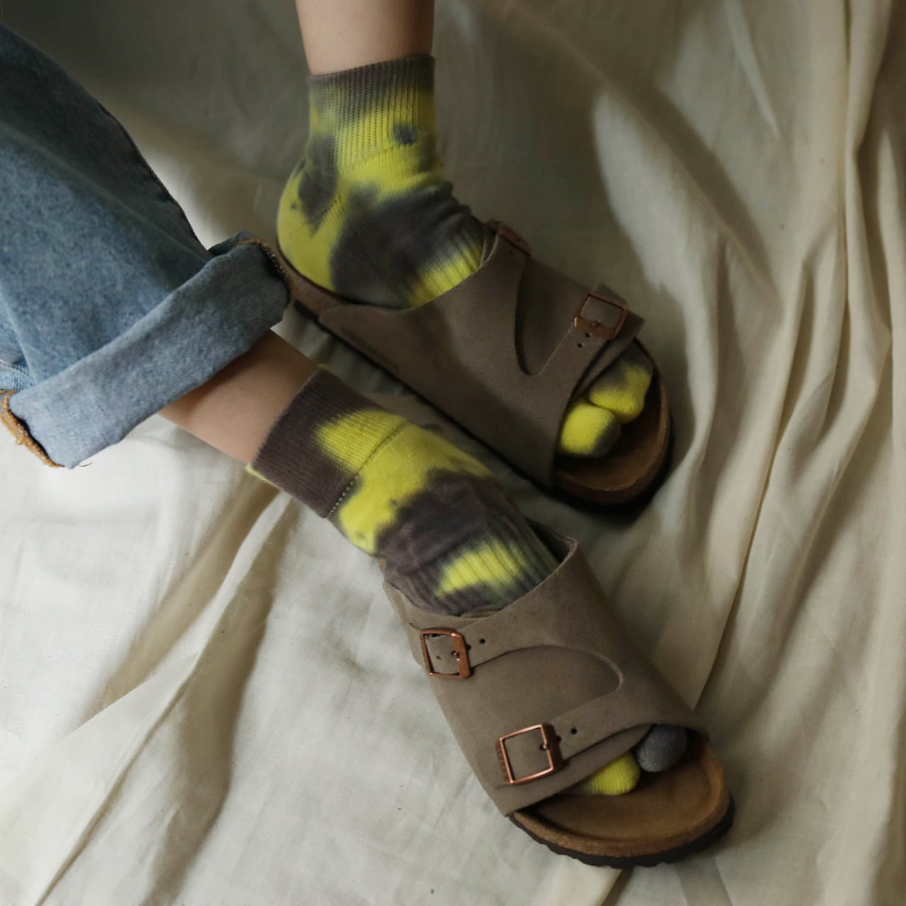 NODAL / TIE DYE ANCLE SOCKS