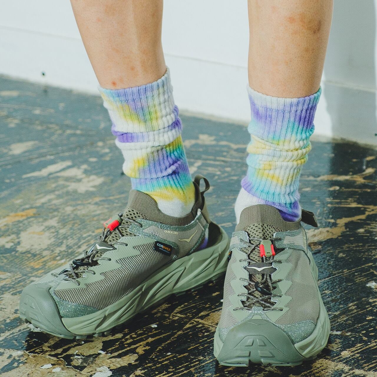 NODAL / TIE DYE LONG SOCKS