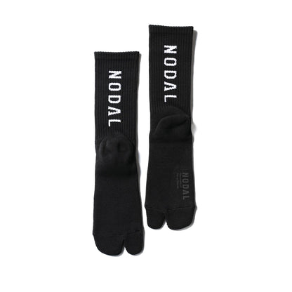 NODAL LOGO SOCKS - BLACK/WHITE