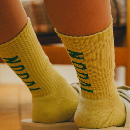 NODAL LOGO SOCKS - MINT/GREEN