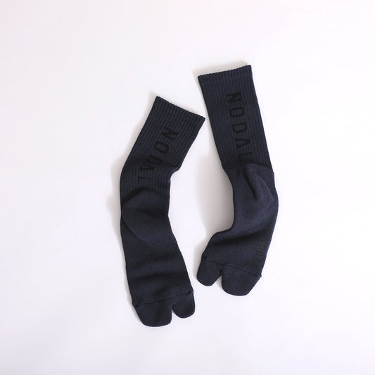 NODAL LOGO SOCKS - NAVY/BLACK