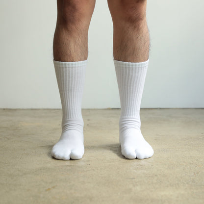 NODAL LOGO SOCKS - WHITE/BLACK