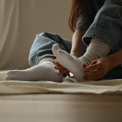 NODAL LOGO SOCKS - WHITE/BLACK