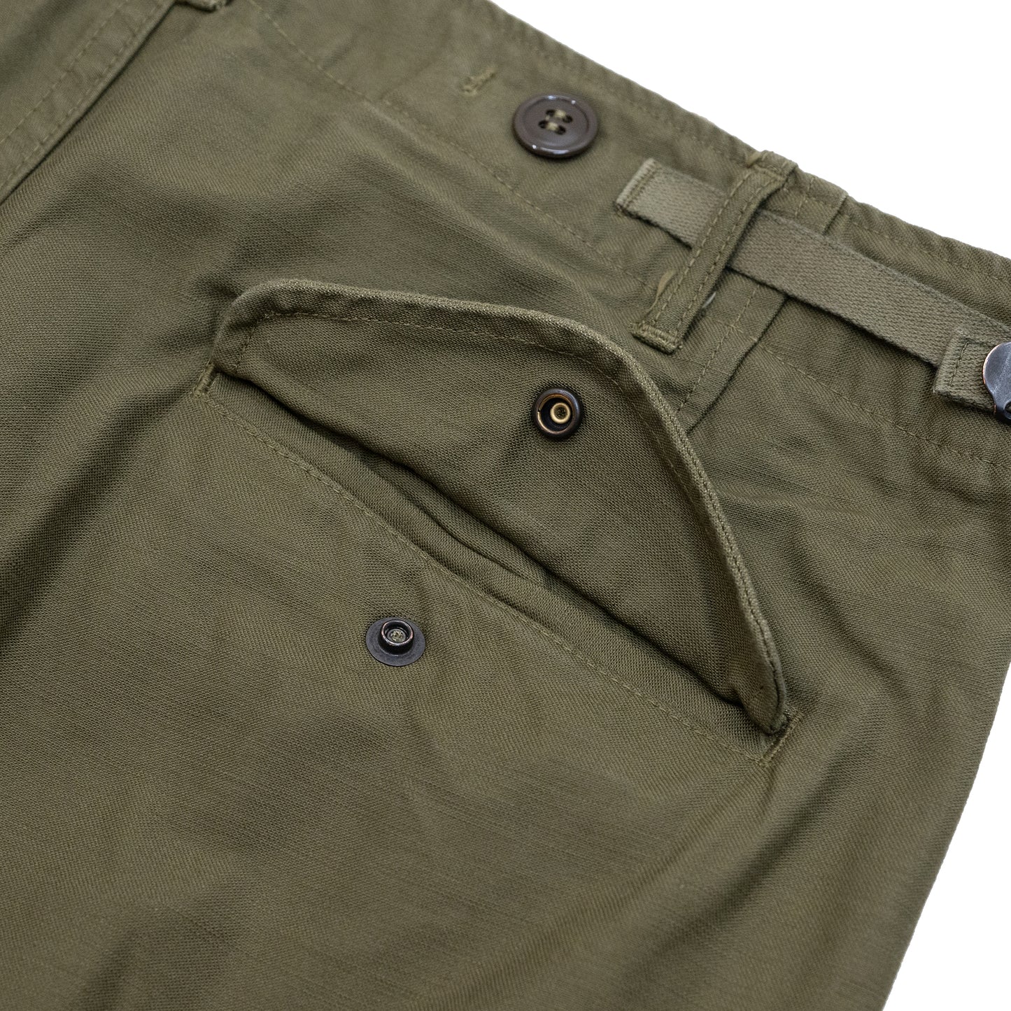 BUZZ RICKSON'S M-1951 FIELD SHELL TROUSERS SHORT LENGTH - OLIVE DRAB（BR41962）