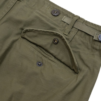 BUZZ RICKSON'S M-1951 FIELD SHELL TROUSERS SHORT LENGTH - OLIVE DRAB (BR41962)