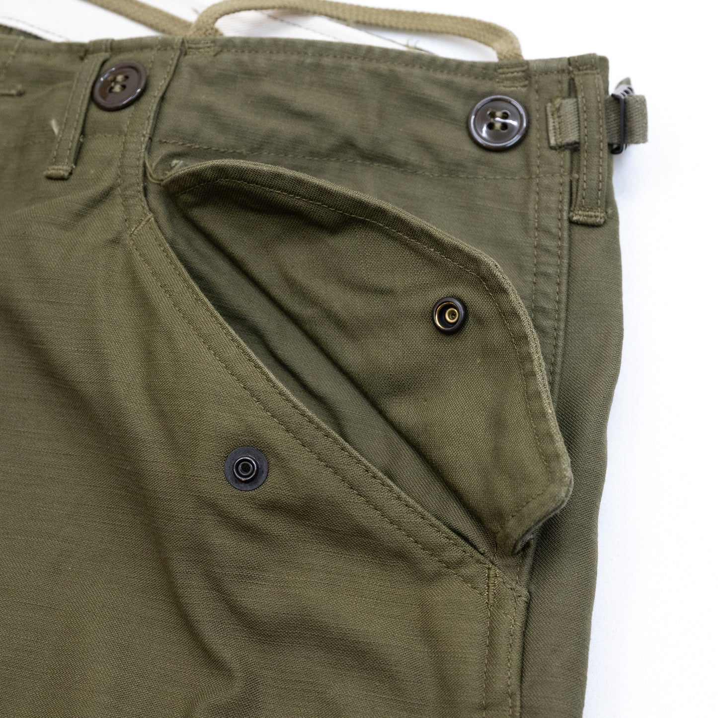 BUZZ RICKSON'S M-1951 FIELD SHELL TROUSERS SHORT LENGTH - OLIVE DRAB（BR41962）