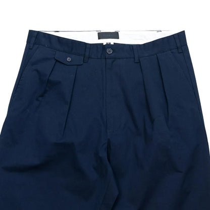 CLUMSY PICTURES VINTAGE 2 PLEATS CHINO - DARK NAVY