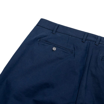 CLUMSY PICTURES VINTAGE 2 PLEATS CHINO - DARK NAVY