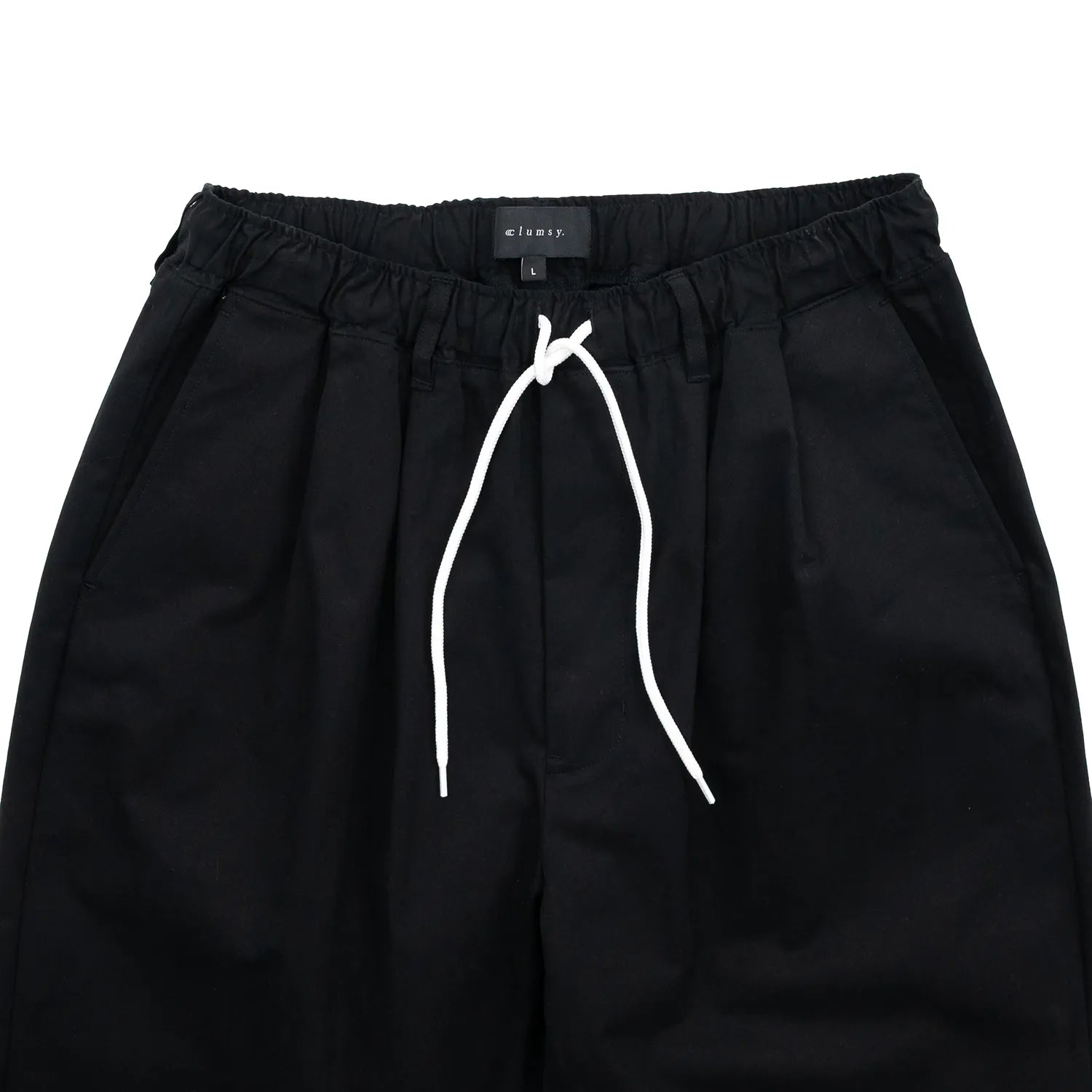 clumsy. PICTURES / 2 PLEATS RELAXED EASY PANTS - BLACK – Prime clumsy. PICTURES / 2 PLEATS RELAXED EASY PANTS - BLACK – Prime