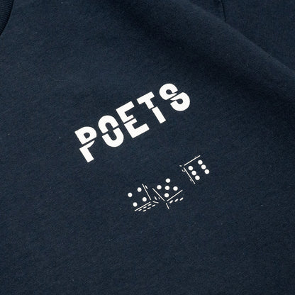 POETS CEE LO SCREENED S/S TEE - NAVY