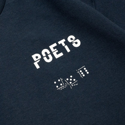 POETS(ポエッツ)のTシャツ「CEE LO SCREENED S/S TEE」のNAVYカラーの正面デザイン写真