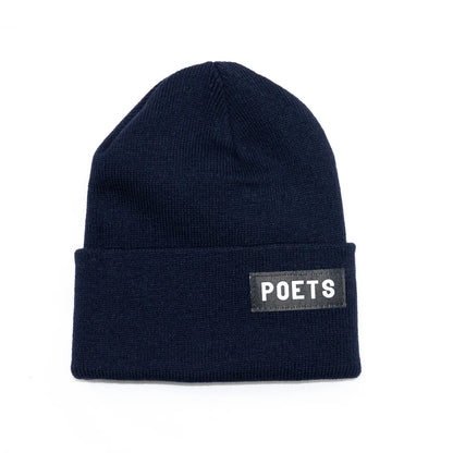 POETS(ポエッツ)の深めのビーニー「DORCUS BEANIE」のNAVYカラーの商品写真