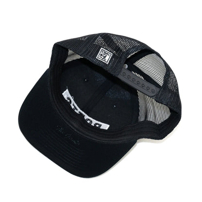 キャップ NOT4NERD 2Devils Trucker Ball Cap Black CP025BK POETS LINCOLN TRUCKER CAP - BLACK – Prime Skateboard Gallery
