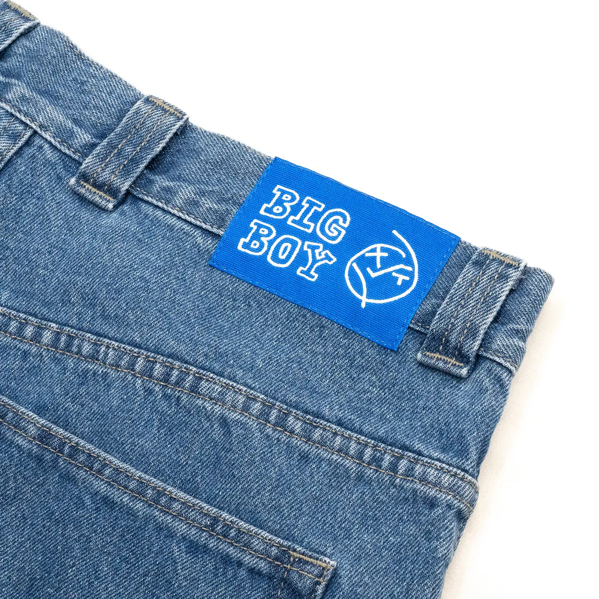 POLAR SKATE CO / BIGBOY PANTS - MID BLUE