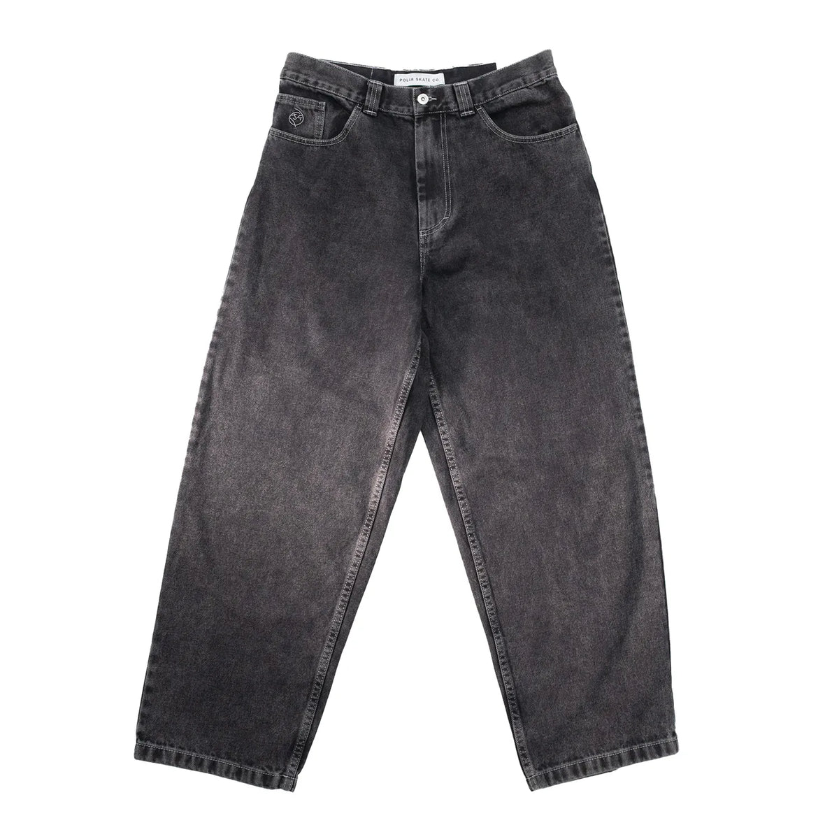 POLAR SKATE CO BIGBOY PANTS - SILVER BLACK – Prime Skateboard Gallery