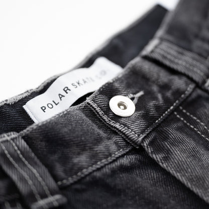 POLAR SKATE CO BIGBOY PANTS - SILVER BLACK