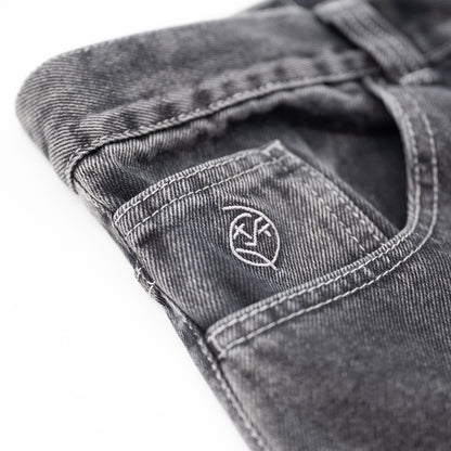 POLAR SKATE CO BIGBOY PANTS - SILVER BLACK