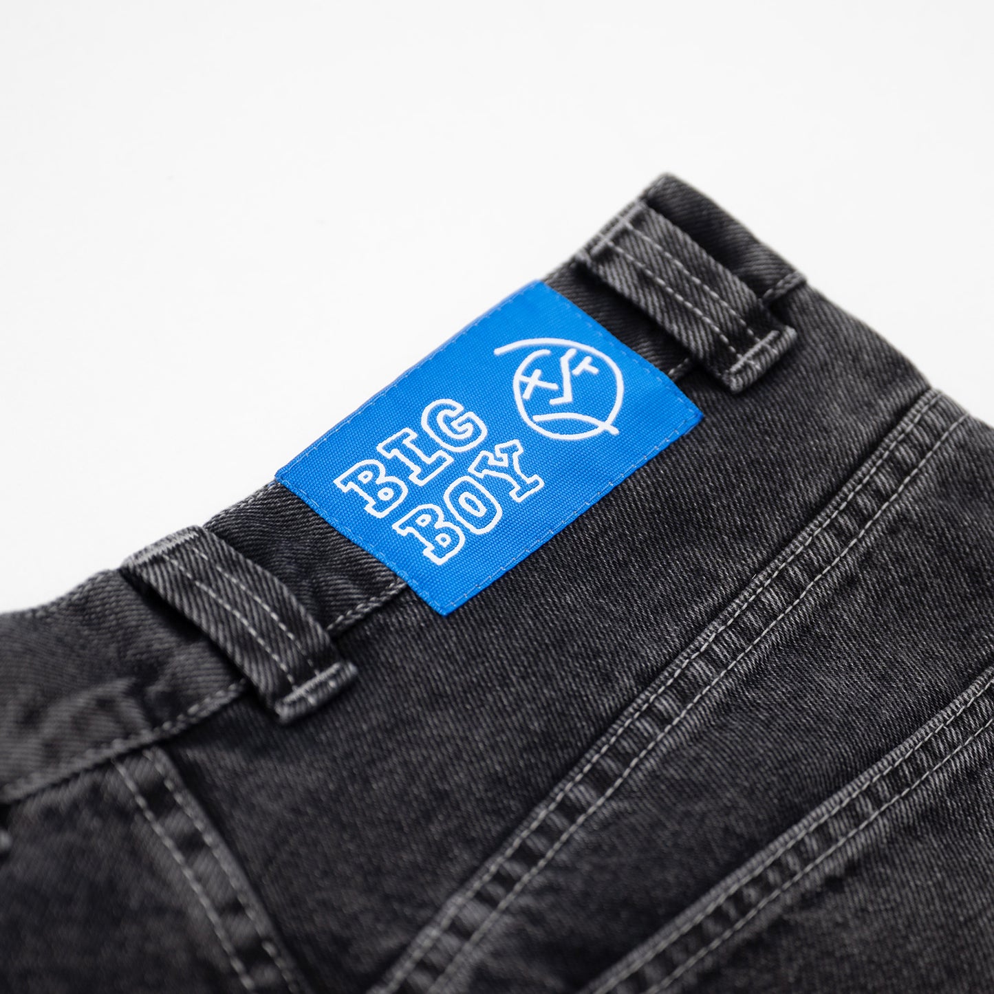 POLAR SKATE CO BIGBOY PANTS - SILVER BLACK