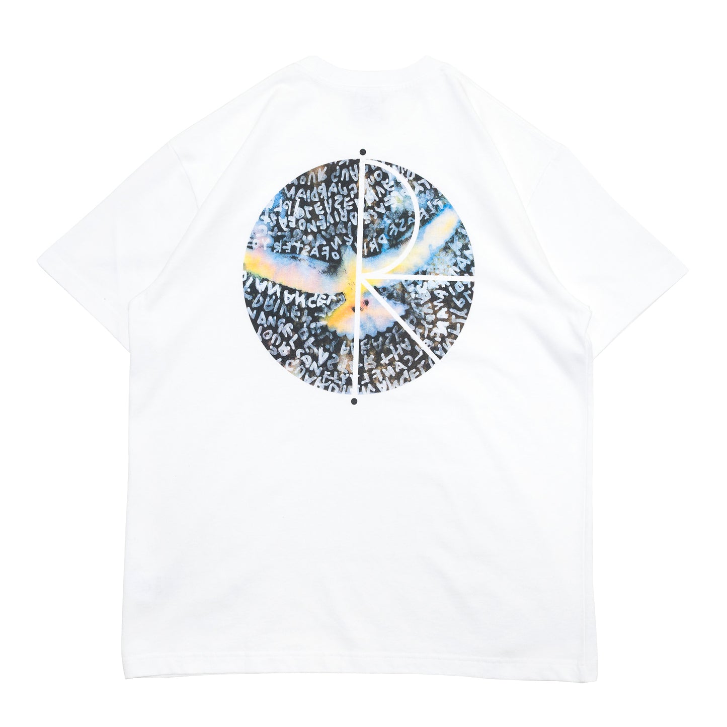 POLAR SKATE CO FILL LOGO SERCHING FOR PEACE - WHITE