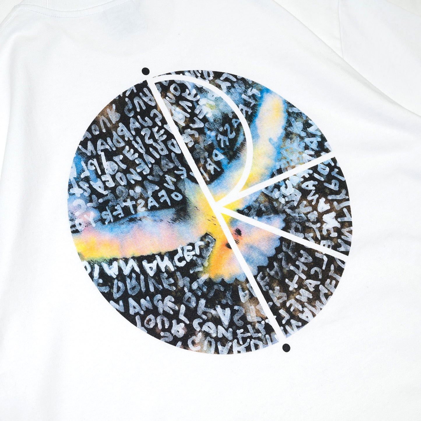 POLAR SKATE CO FILL LOGO SERCHING FOR PEACE - WHITE