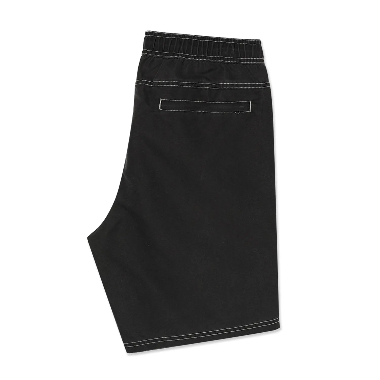 水陸両用可能なPolar Skate Co(ポーラー)のスイムショーツ「ZIGGY SWIM SHORTS」のVINTAGE BLACKカラーの側面からの商品写真