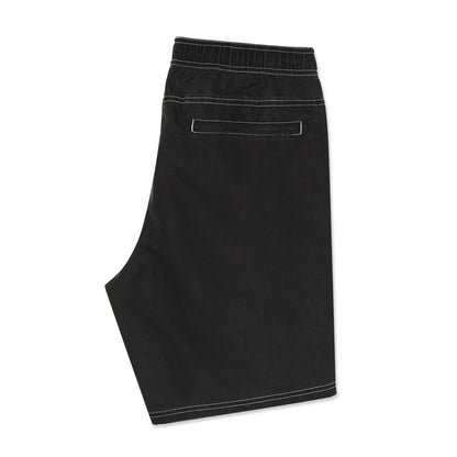 水陸両用可能なPolar Skate Co(ポーラー)のスイムショーツ「ZIGGY SWIM SHORTS」のVINTAGE BLACKカラーの側面からの商品写真