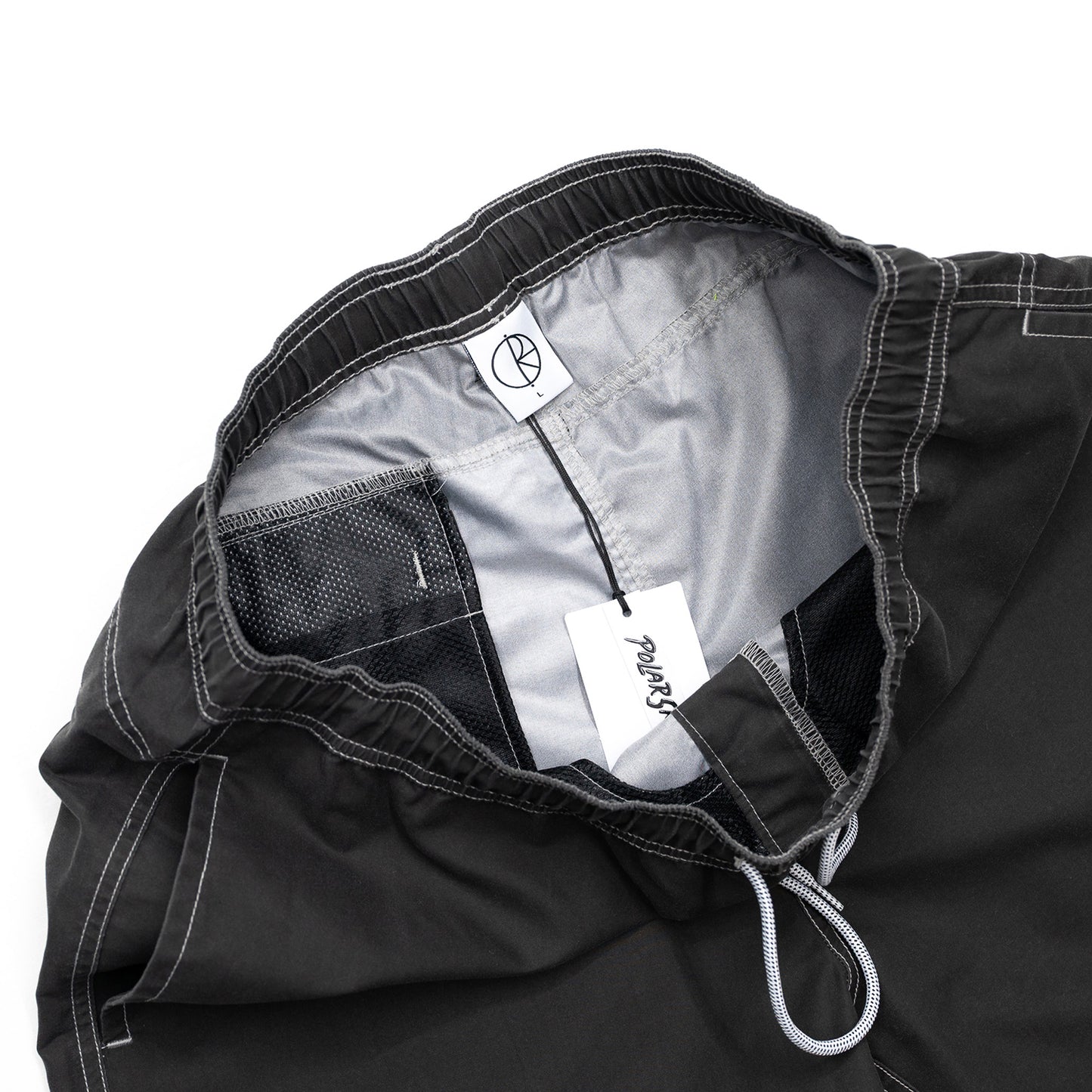 POLAR SKATE CO ZIGGY SWIM SHORTS - VINTAGE BLACK