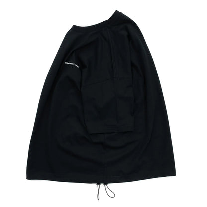 PRIME GALLERY LOGO S/S DRAWCORD TEE - BLACK
