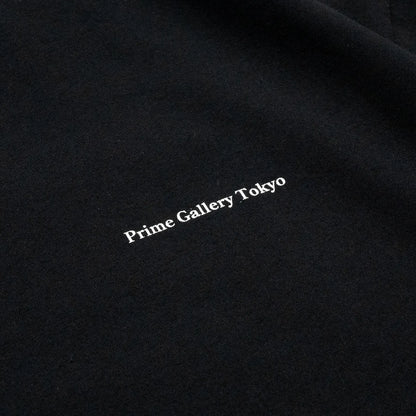 PRIME GALLERY LOGO S/S DRAWCORD TEE - BLACK