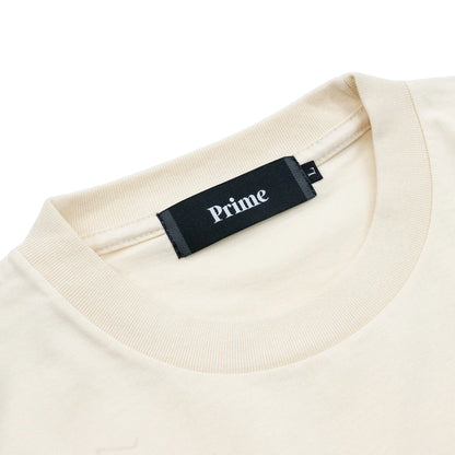 PRIME GALLERY LOGO S/S DRAWCORD TEE - WHITE