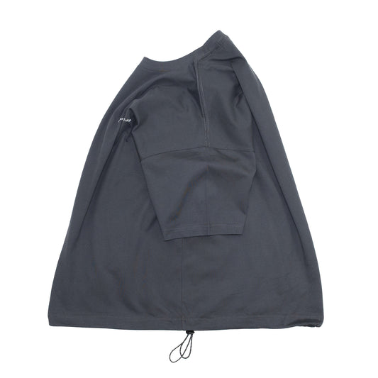 PRIME GALLERY LOGO S/S DRAWCORD TEE - SUMI BLACK