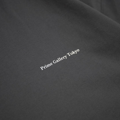 PRIME GALLERY LOGO S/S DRAWCORD TEE - SUMI BLACK