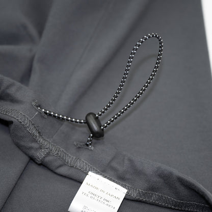 PRIME GALLERY LOGO S/S DRAWCORD TEE - SUMI BLACK