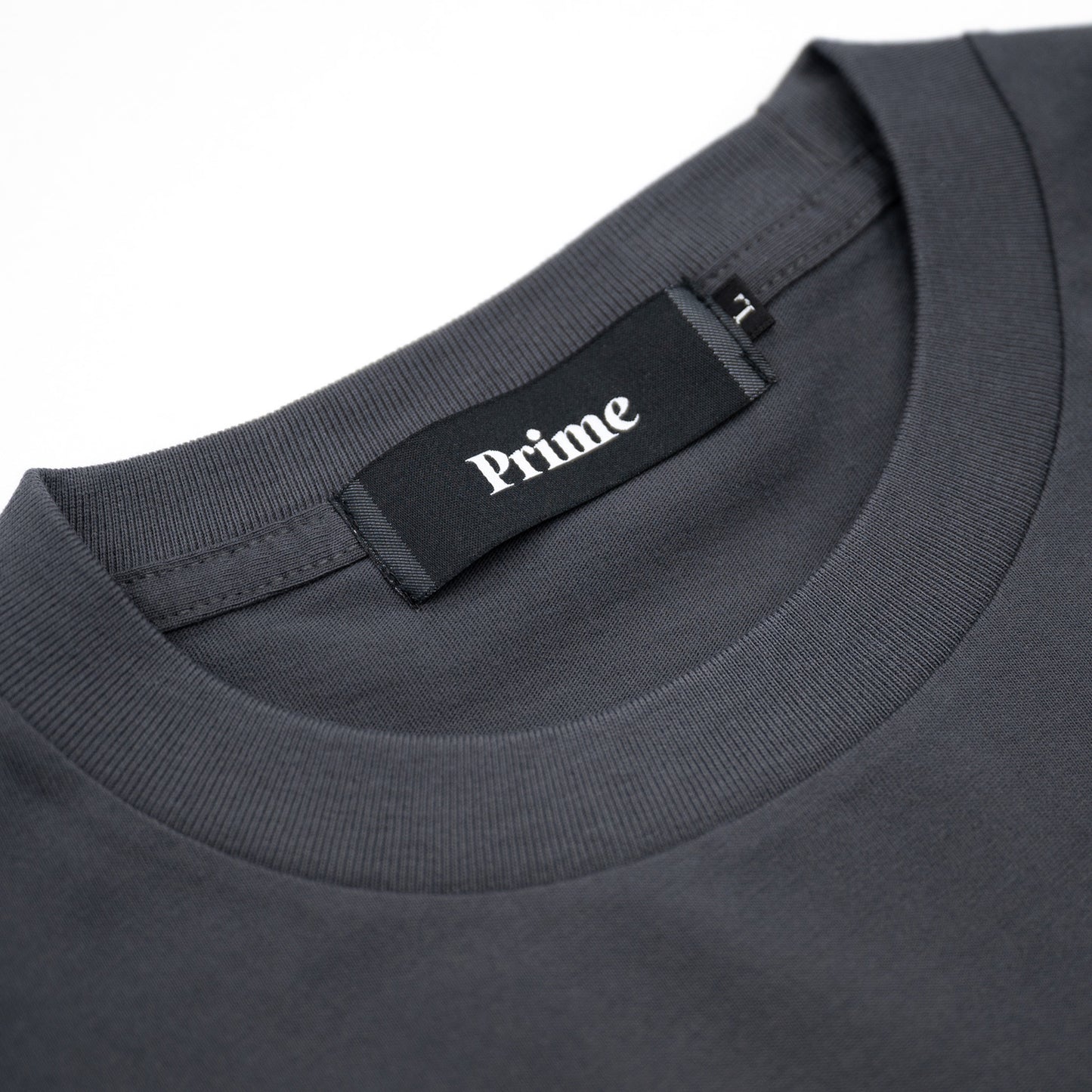 PRIME GALLERY LOGO S/S DRAWCORD TEE - SUMI BLACK