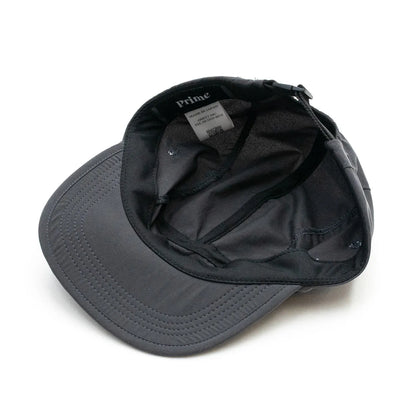 PrimeのDARK GREYカラーのナイロン製のジェットキャップ「BOX LOGO NYLON JET CAP」の被り口の商品写真