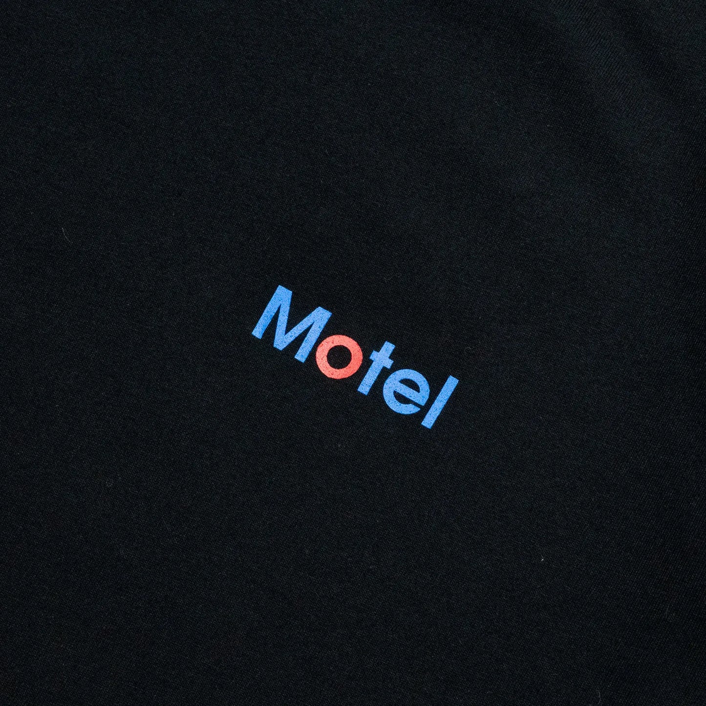 Prime / CORPORATE LOGO "MOTEL" S/S TEE - BLACK