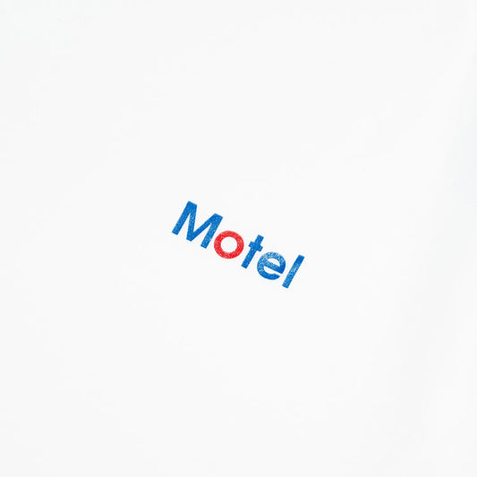 Prime / CORPORATE LOGO "MOTEL" S/S TEE - WHITE
