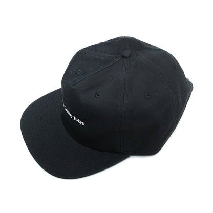 PRIME GALLERY BAR LOGO 6PANEL CAP - BLACK